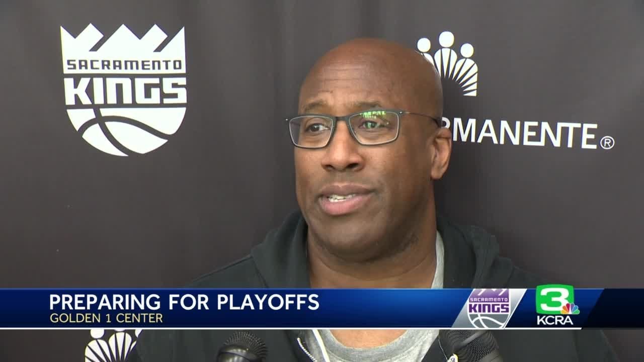 Kings coach Mike Brown says playoffs excitement is 'off the charts'