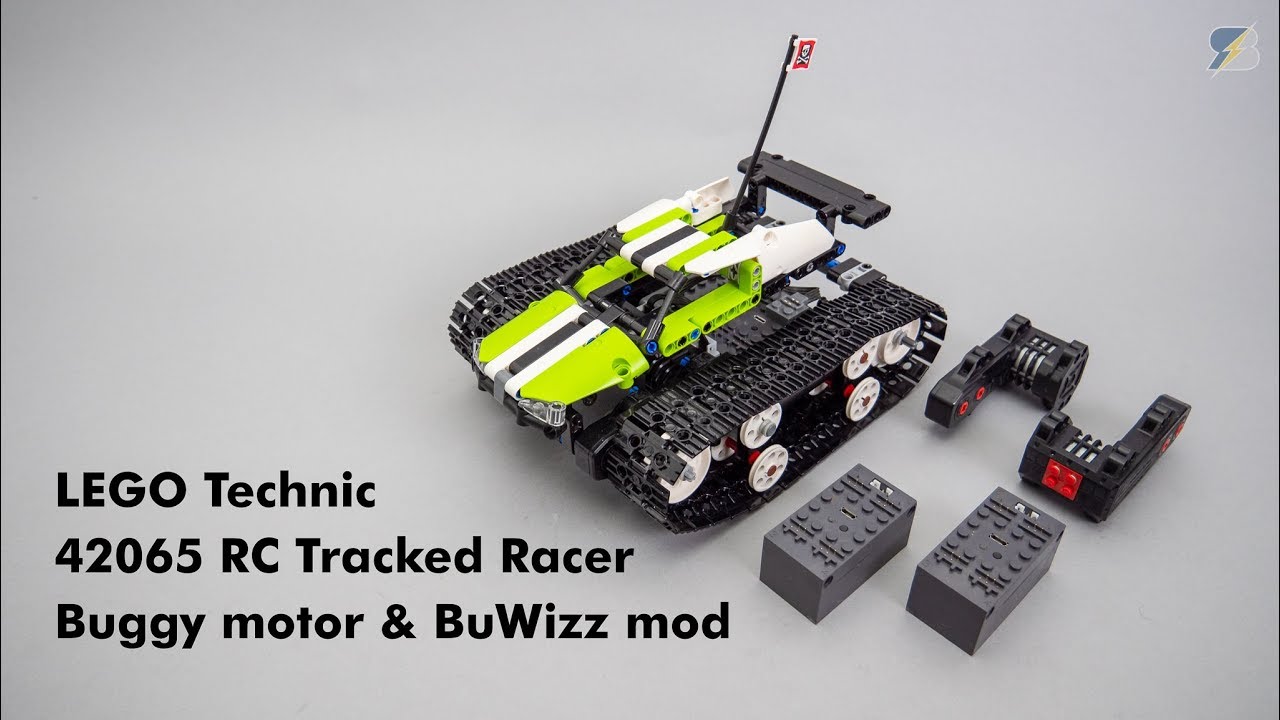 LEGO Technic 42065 RC Tracked Racer buggy motor & BuWizz upgrade with free instructions