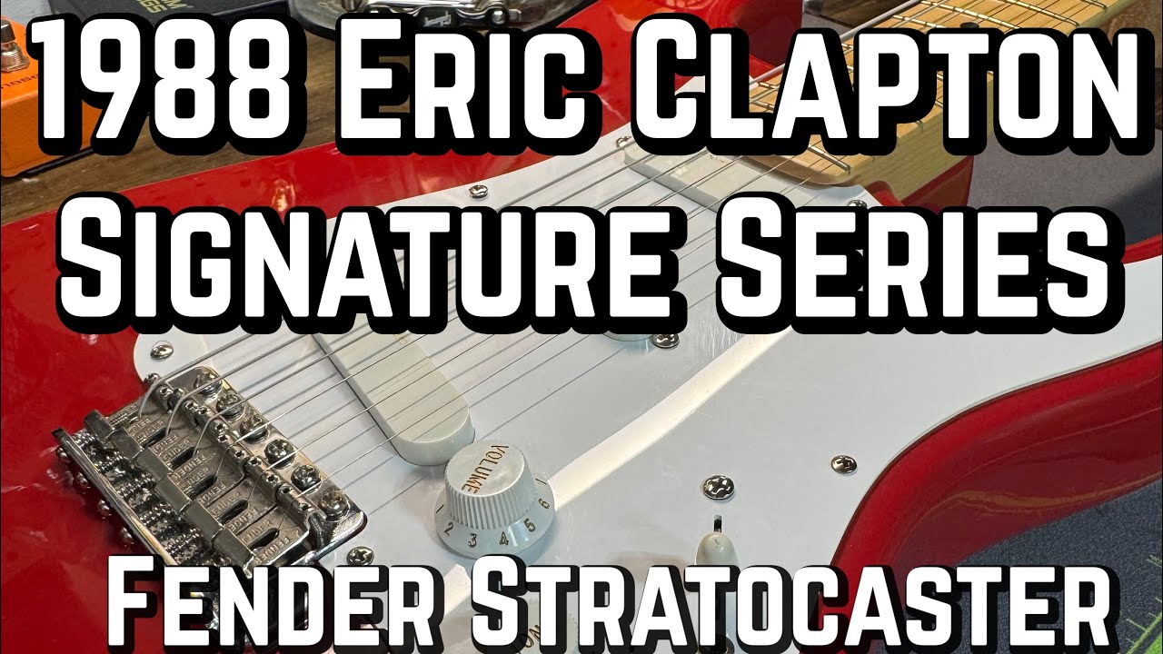 Винтажная гитара Fender Stratocaster Эрика Клэптона 1988 года с подписью | Активные звукоснимател...