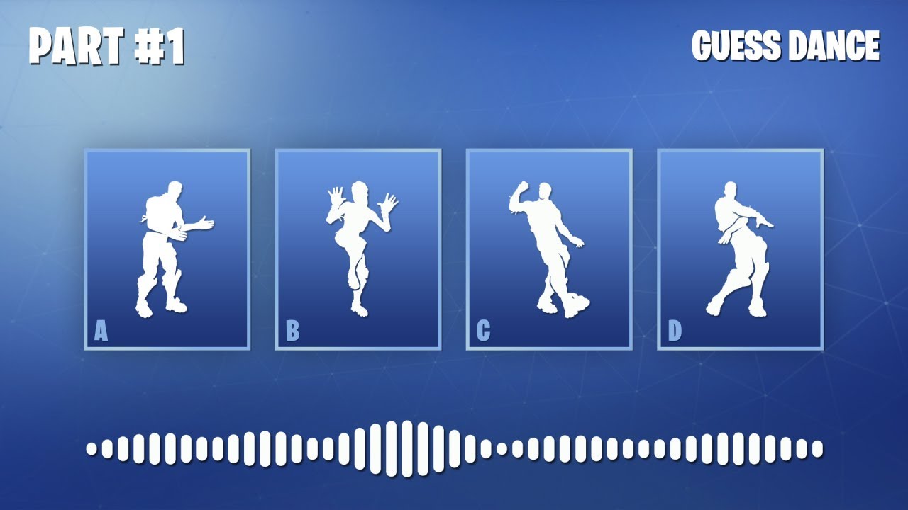 ADIVINA EL BAILE DE FORTNITE POR SU SONIDO - MÚSICA #1 - FORTNITE CHALLENGE | tusadivi
