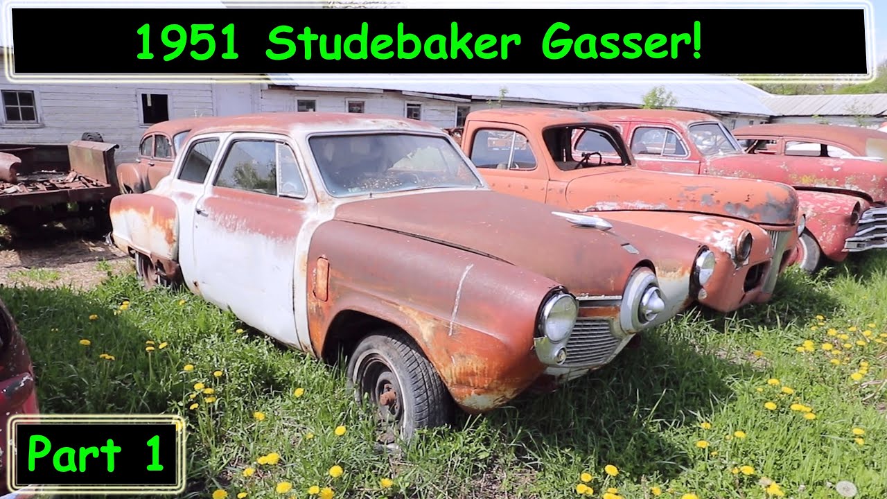 1951 Studebaker Gasser, pulling the bullet nose from it's tomb Part 1