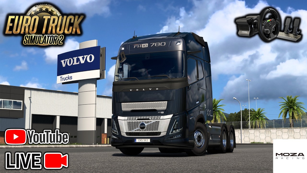 Euro Truck Simulator 2 # ๖๓๖ [ Moza Racing R5 ]