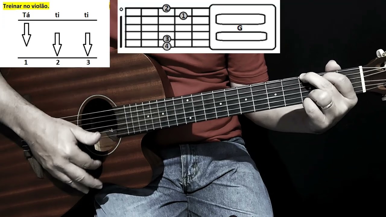 Exercício de coordenação (Ritmo para violão)