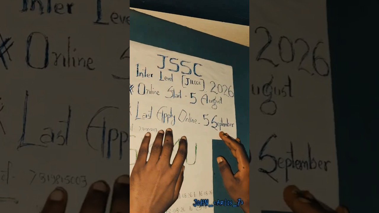 Jssc inter2026 JSSC inter level vacancy reels/ Shorts trending reels// #jssc #jsscexams #jsscprotest