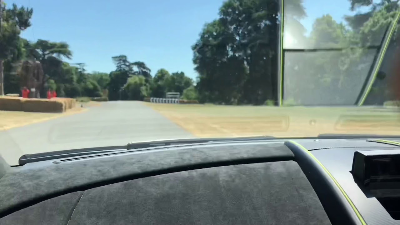 Aston Martin Vantage AMR savage noise at Chateau Impney 2018