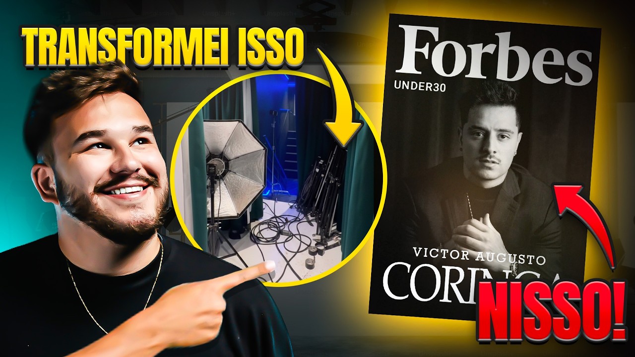 O SEGREDO por trás da foto do Coringa pra FORBES (totalmente improvisado) 😰