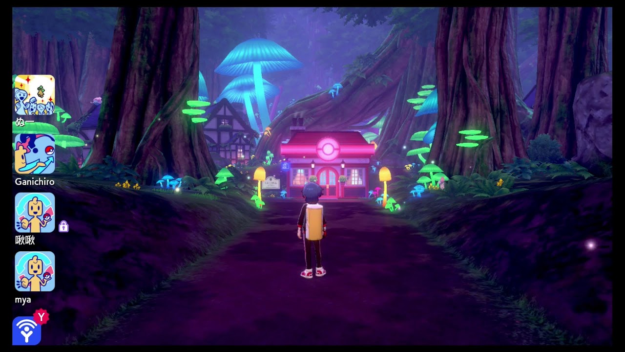 Playing Pokemon Sword
