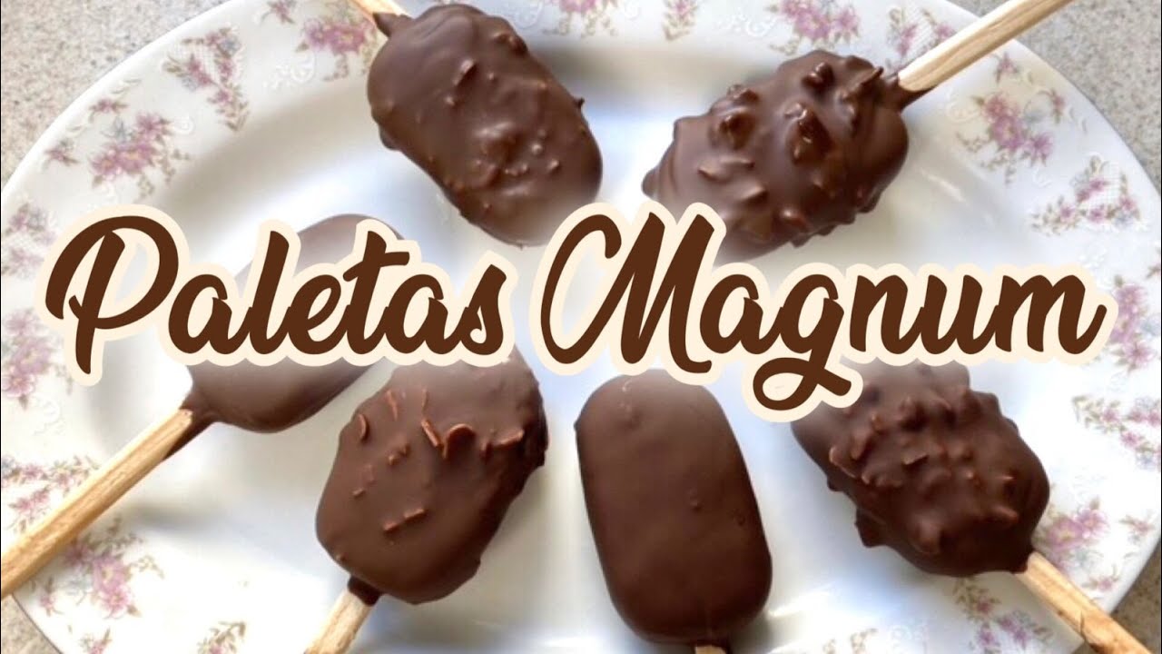 PALETAS MAGNUM CASERAS, FÁCILES Y DELICIOSAS - MARINA COCINA