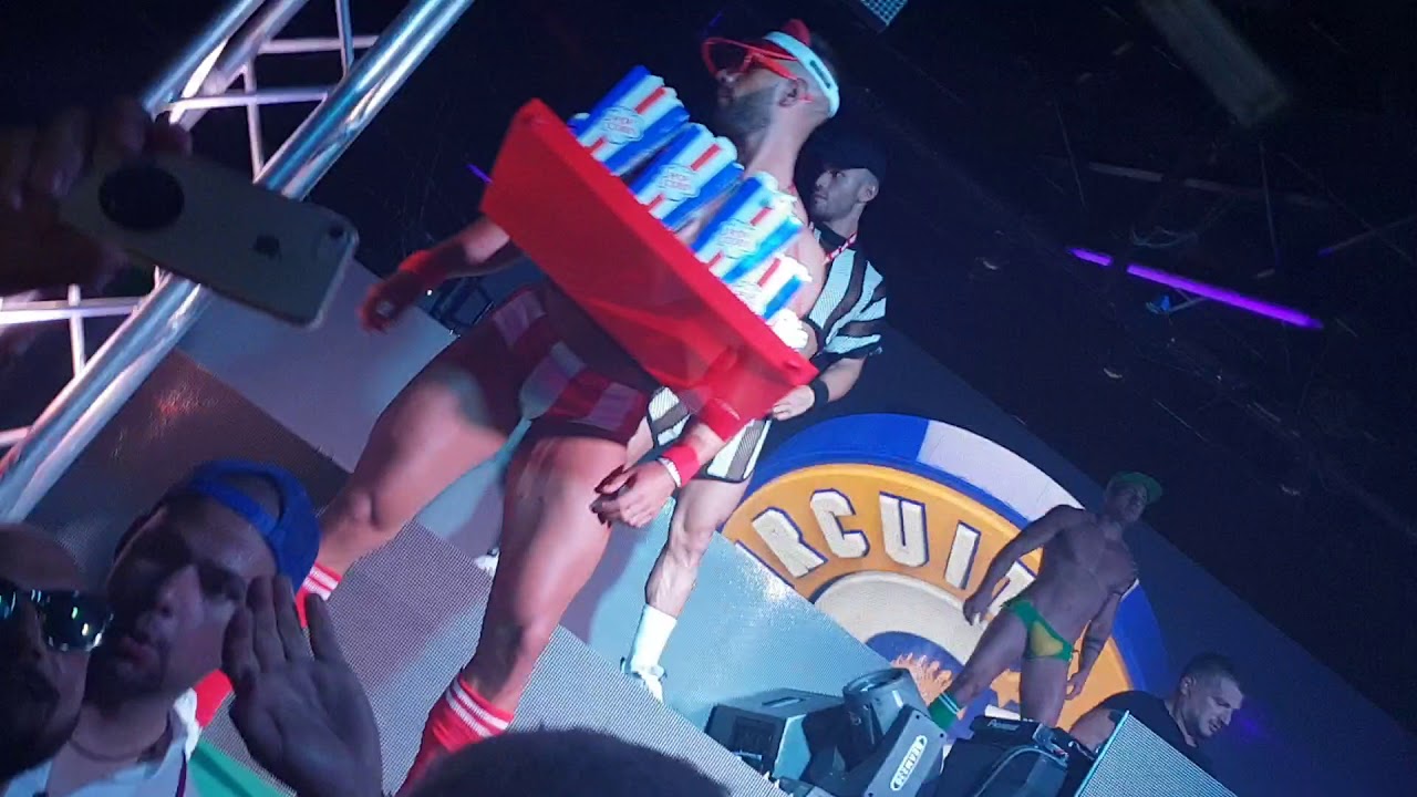 Circuit festival 2018 Main Party gogo boys and travesties dancers