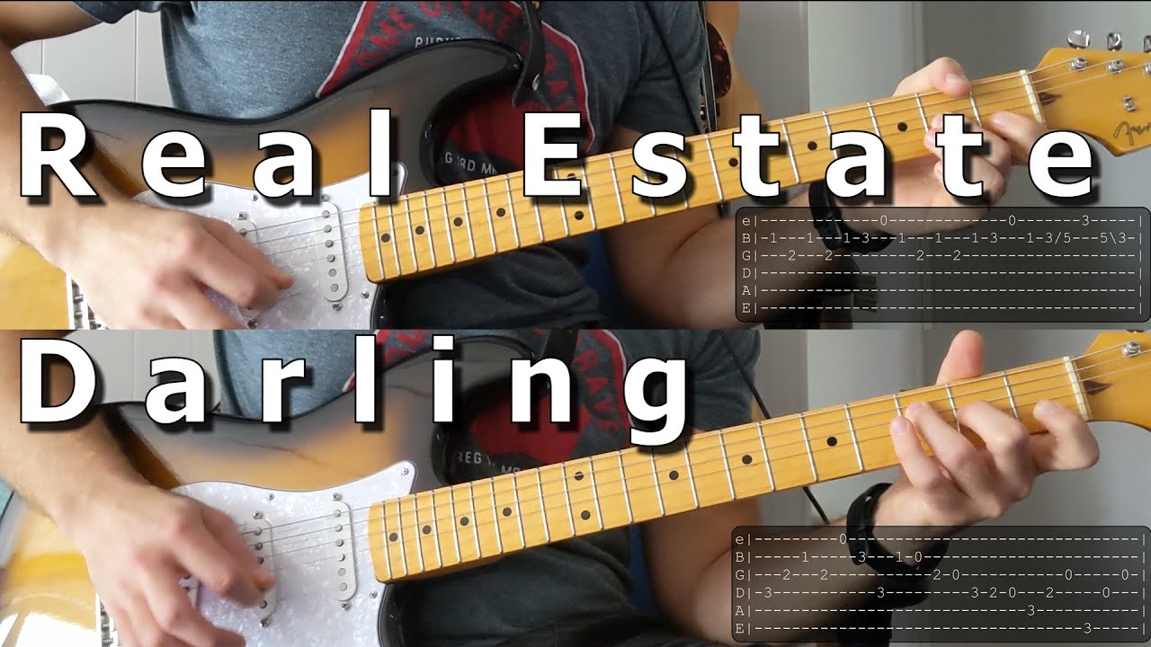 Real Estate - Darling (Guitar cover w/ tabs)