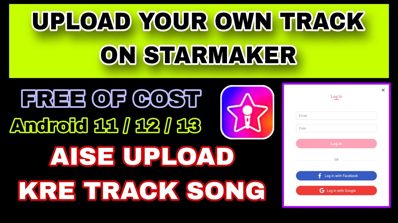 UPLOAD TRACK ON STARMAKER | TRICK TO UPLOAD TRACK SONG | PLAY YOUR OWN SONG IN PARTY ROOM | FOR FREE