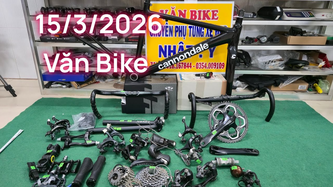 15/3/2026 Phụ Tùng xe đạp mới về. 0918167844.