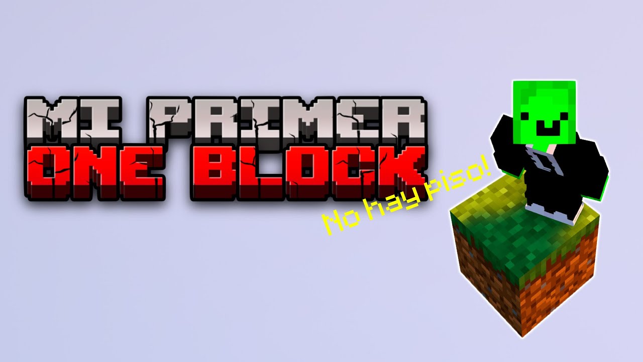 HICE mi primer ONE BLOCK (ES MUY DIFICIL!)