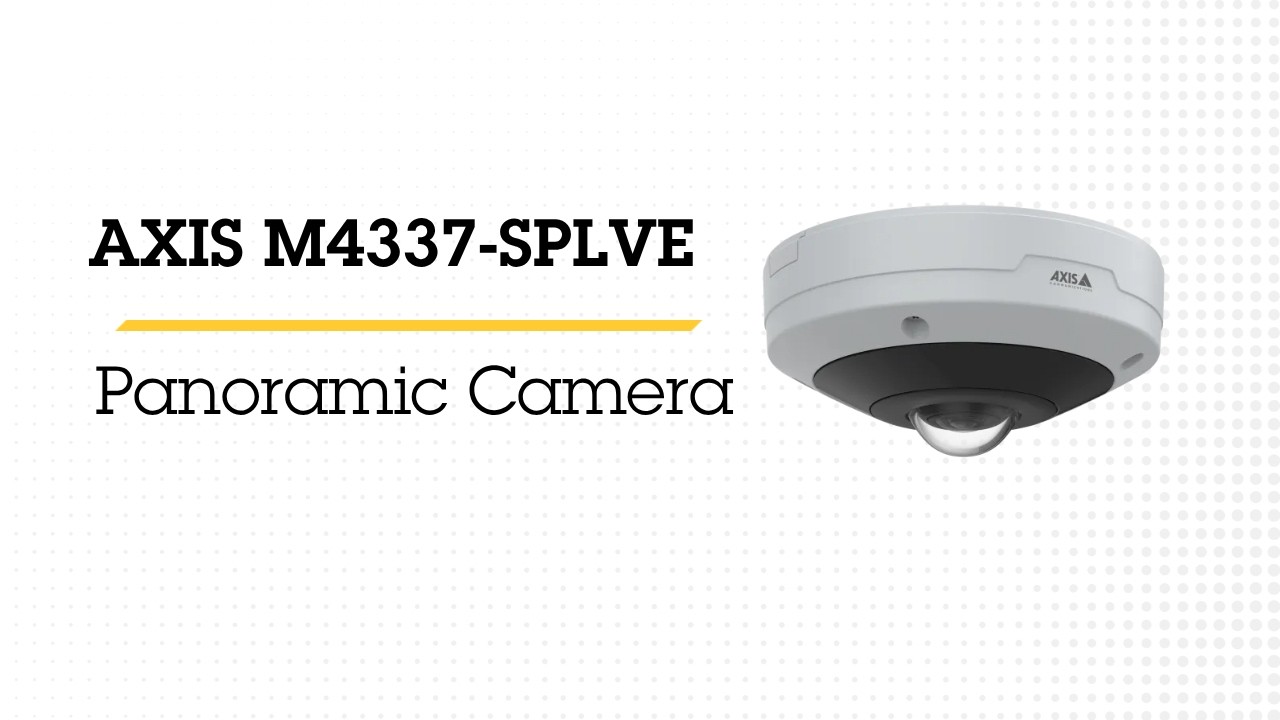 Expand your view with panoramic surveillance. | AXIS M4337-SPLVE Panoramic Camera
