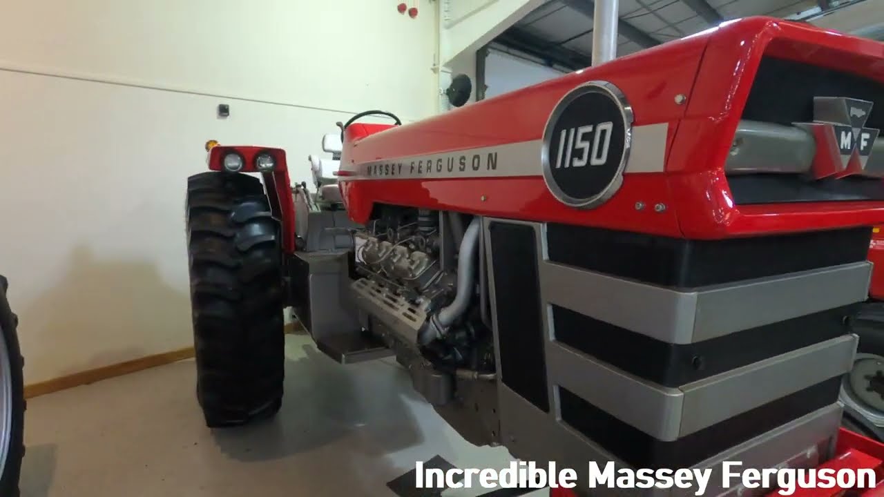 1972 Massey Ferguson 1150 V8 USA Built 8.3 Litre 8-Cyl Diesel Tractor (146 HP)