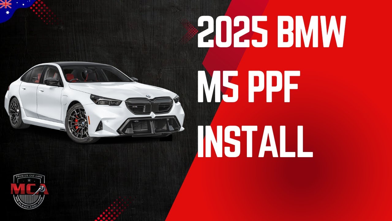 2025 BMW M5 | How To Install PPF | Rear Bumper | Live Turorial