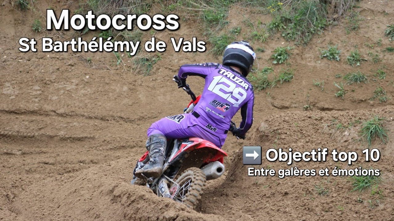 Vlog Motocross de St Barthélémy de Vals