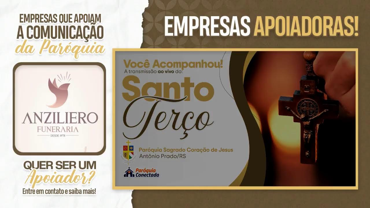 ORAÇÃO DO SANTO TERÇO | 18.03.2026