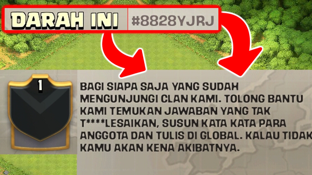 MEMBONGKAR MISTERI COC #2 - CLAN DARAH INI - Clash Of CLans Indonesia
