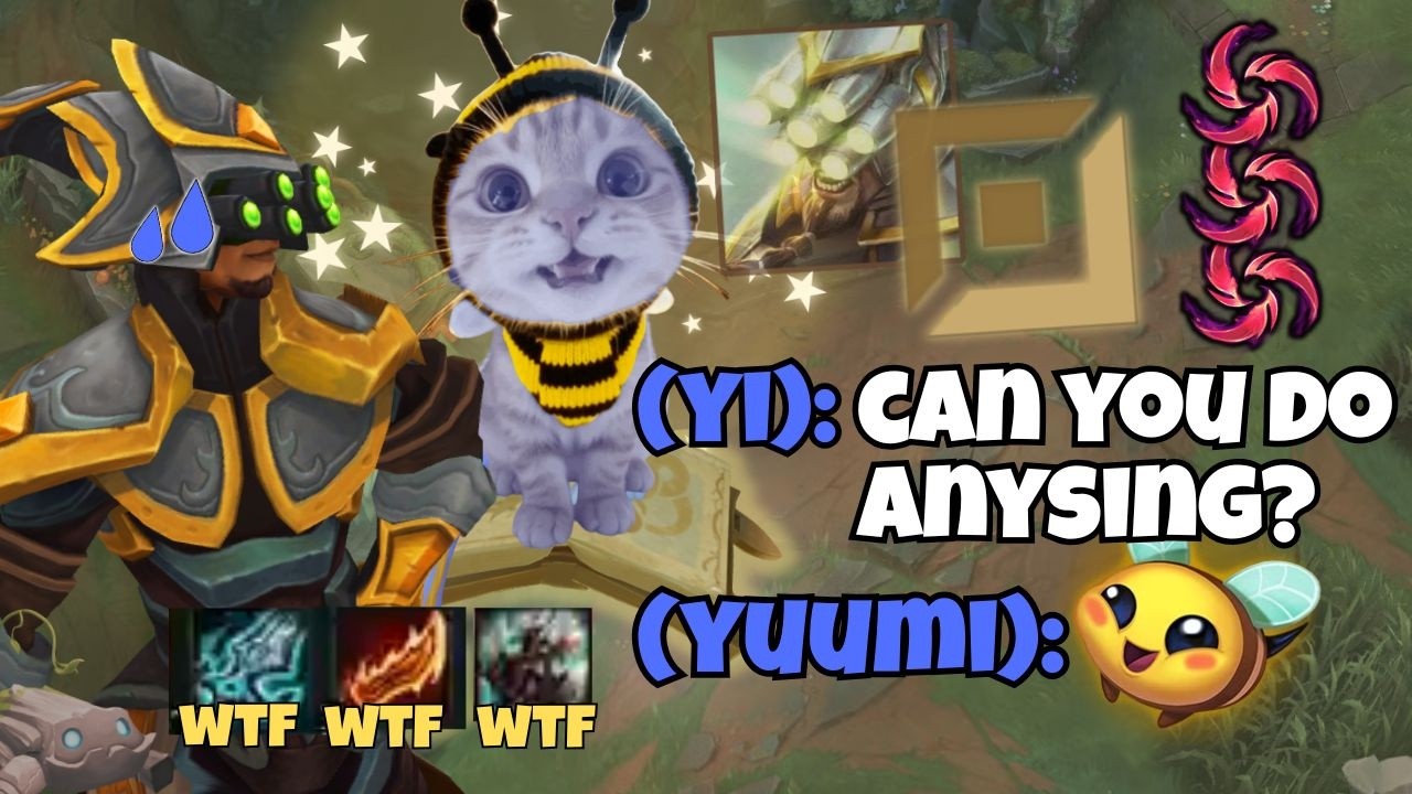 MASTER YI ADC WITH THE MOST INSANE YUUMI EVER...