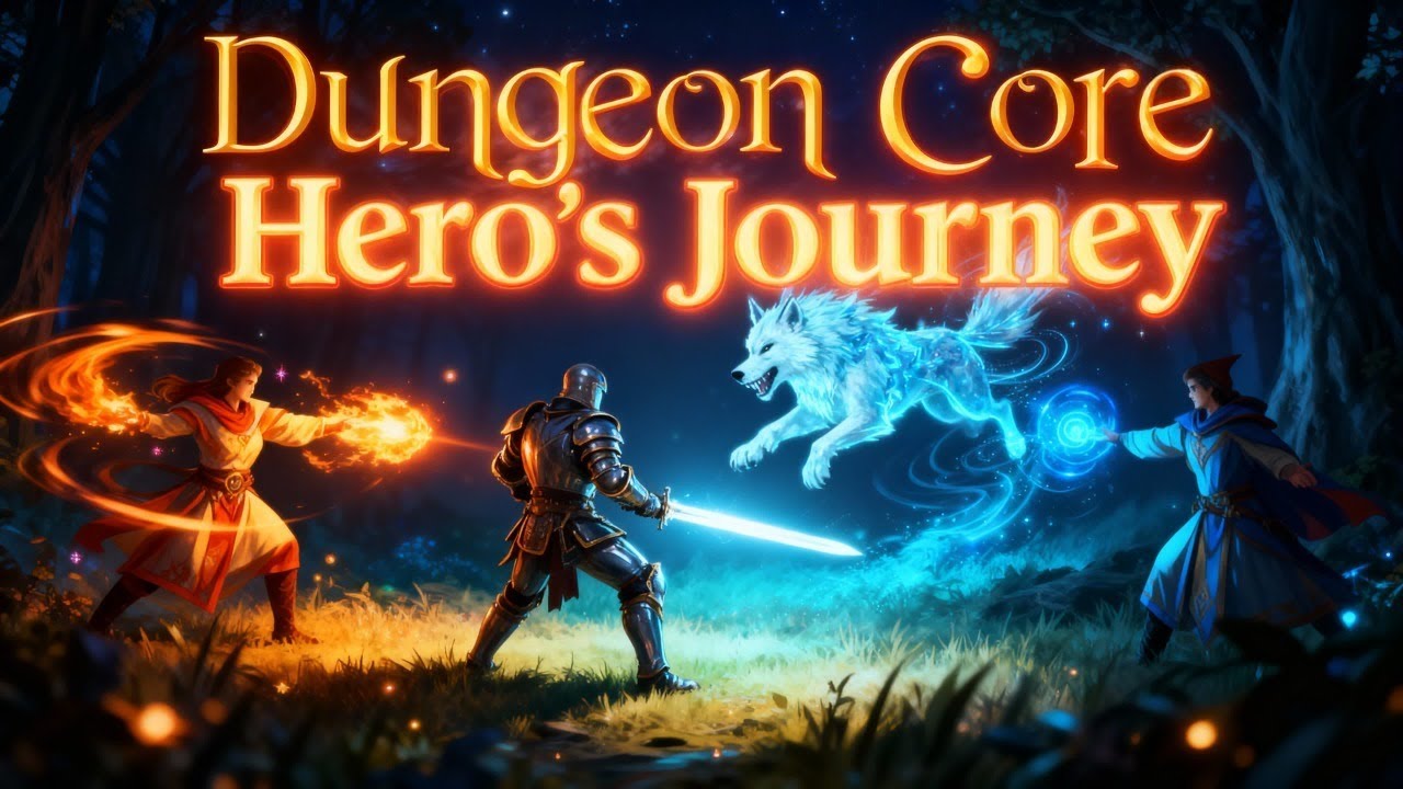 Full LitRPG Fantasy Audiobook: Dungeon Core Hero's Journey | Full Length Audiobook