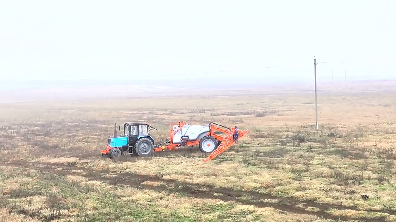 Прицепной штанговый опрыскиватель Зубр ПШ 3700