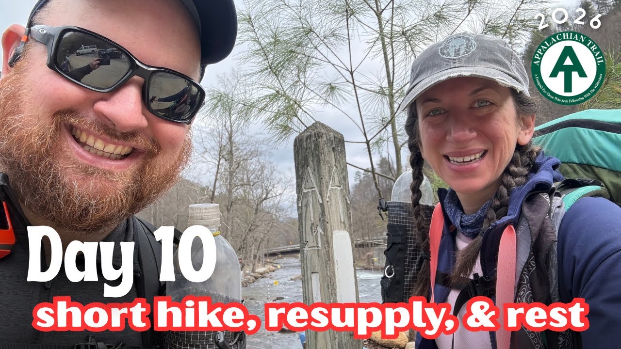 Hiking + Bojangles + Rest | Day 10 — NOBO Appalachian Trail 2026 - Wesser Bald Shelter to the NOC