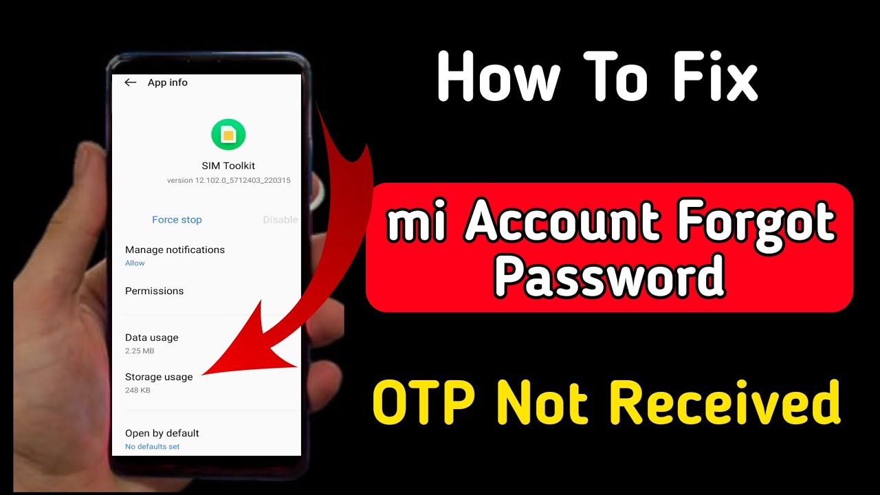 mi account forgot password otp not received | mi account forgot password otp nahi aa raha hai