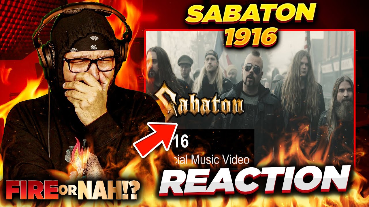 FIRE or NAH?! Sabaton - 1916 (REACTION) | iamsickflowz
