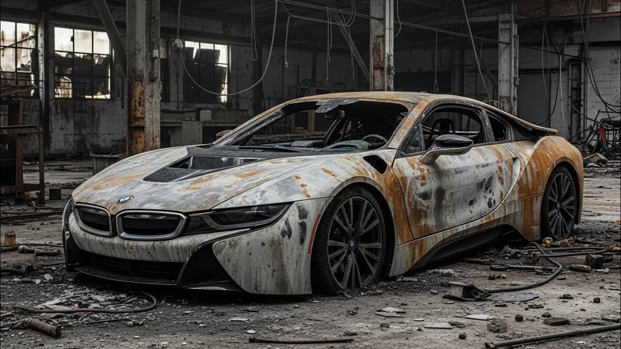 ASMR Car Restoration! Full Restoration 2015 BMW i8 Burnt&rarr;Looking New