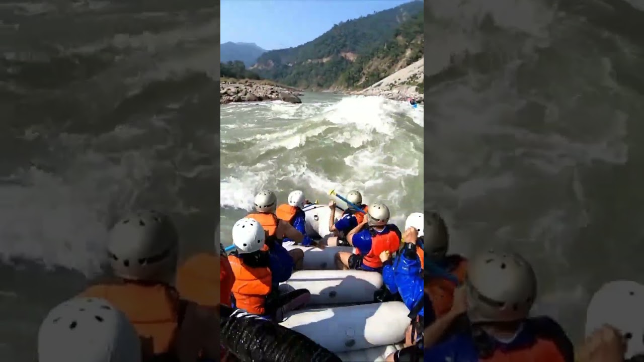 dangerous rafting in Rishikesh😮 | Rishikesh River Rafting