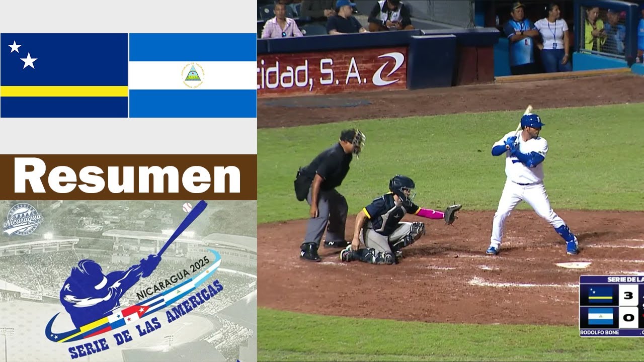 Resumen: Nicaragua vs Curaçao | Serie de las Américas (25/1/2025)