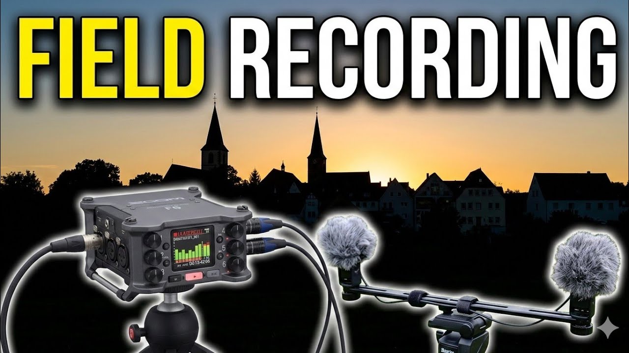 Field recording in a small town
