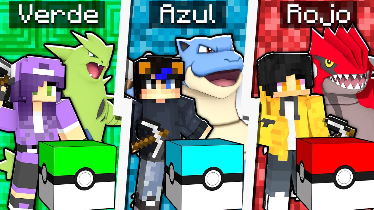 Batalla de Colores Pokémon en Minecraft Pixelmon!