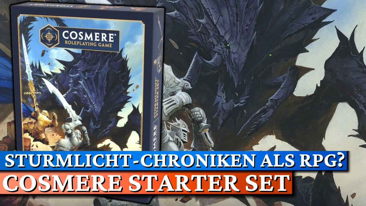 Was steckt im Rollenspiel zu Brandon Sandersons Sturmlicht-Chroniken? COSMERE RPG STARTERSET