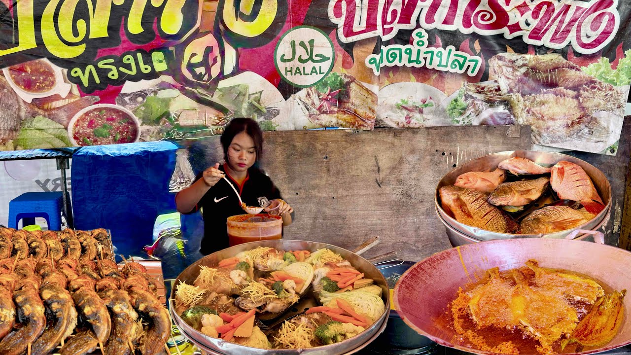 Open 3 Hours a Day! Master Chef Fried, Grilled, & steamed Golden Tilapia Fish | Thai Street Food