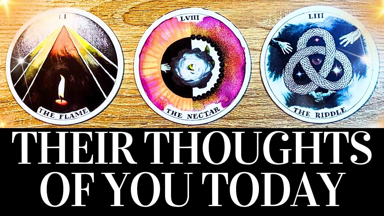 PICK A CARD 🥰🔮 Their THOUGHTS Of YOU Today 🔮🥰 What Is On Their Mind? ❤️ Love Tarot Reading Soulmate