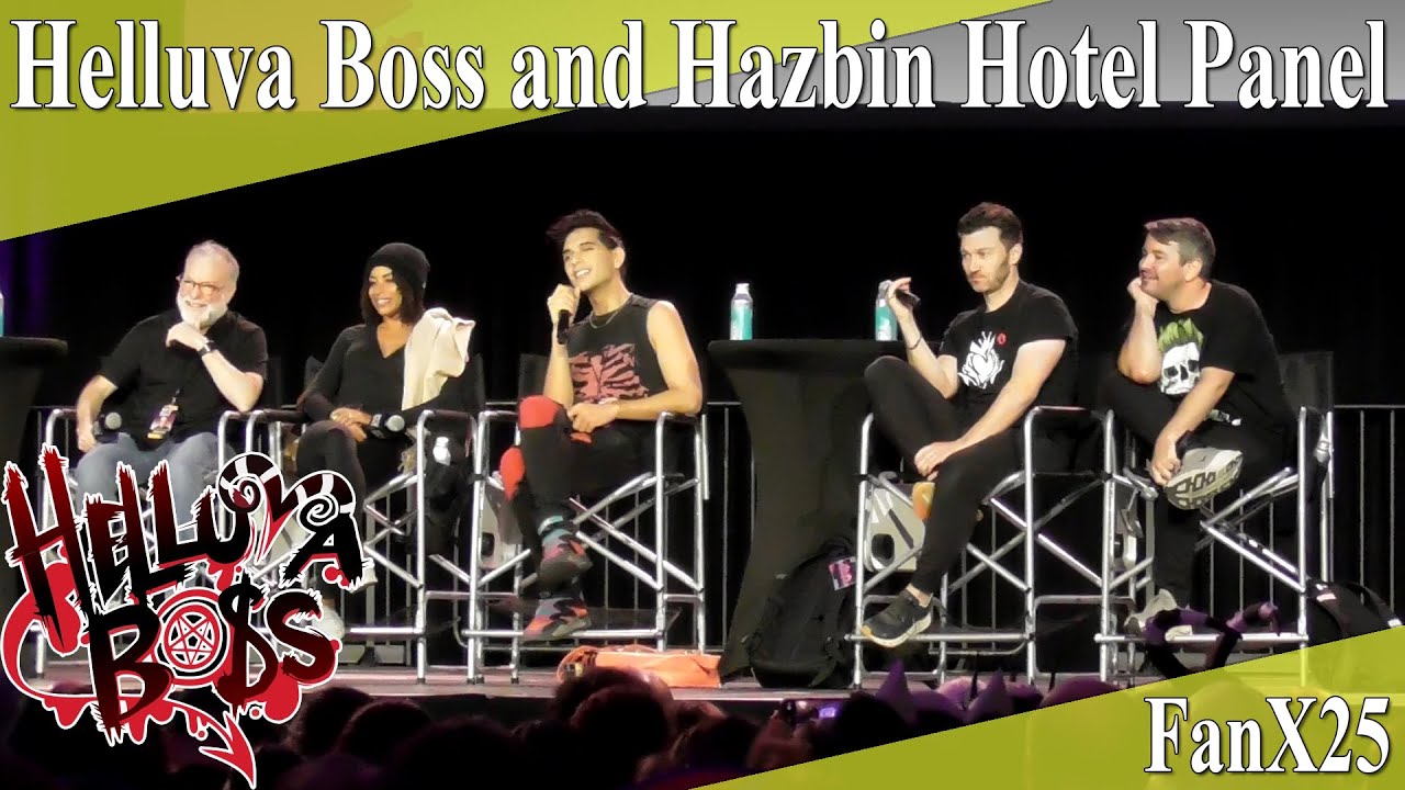Панель вопросов и ответов по Helluva Boss и Hazbin Hotel — FanX 2025