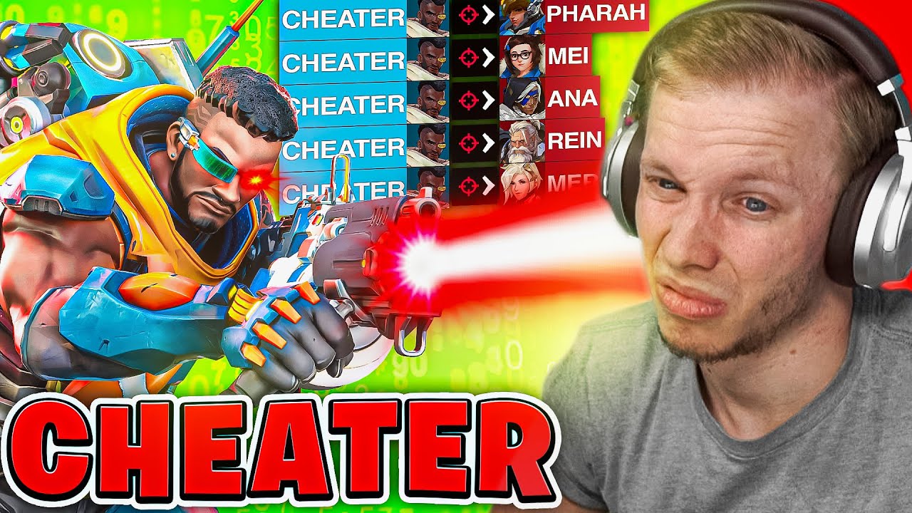 Я наблюдал за читером, у которого был LAZER AIMBOT в Overwatch 2.