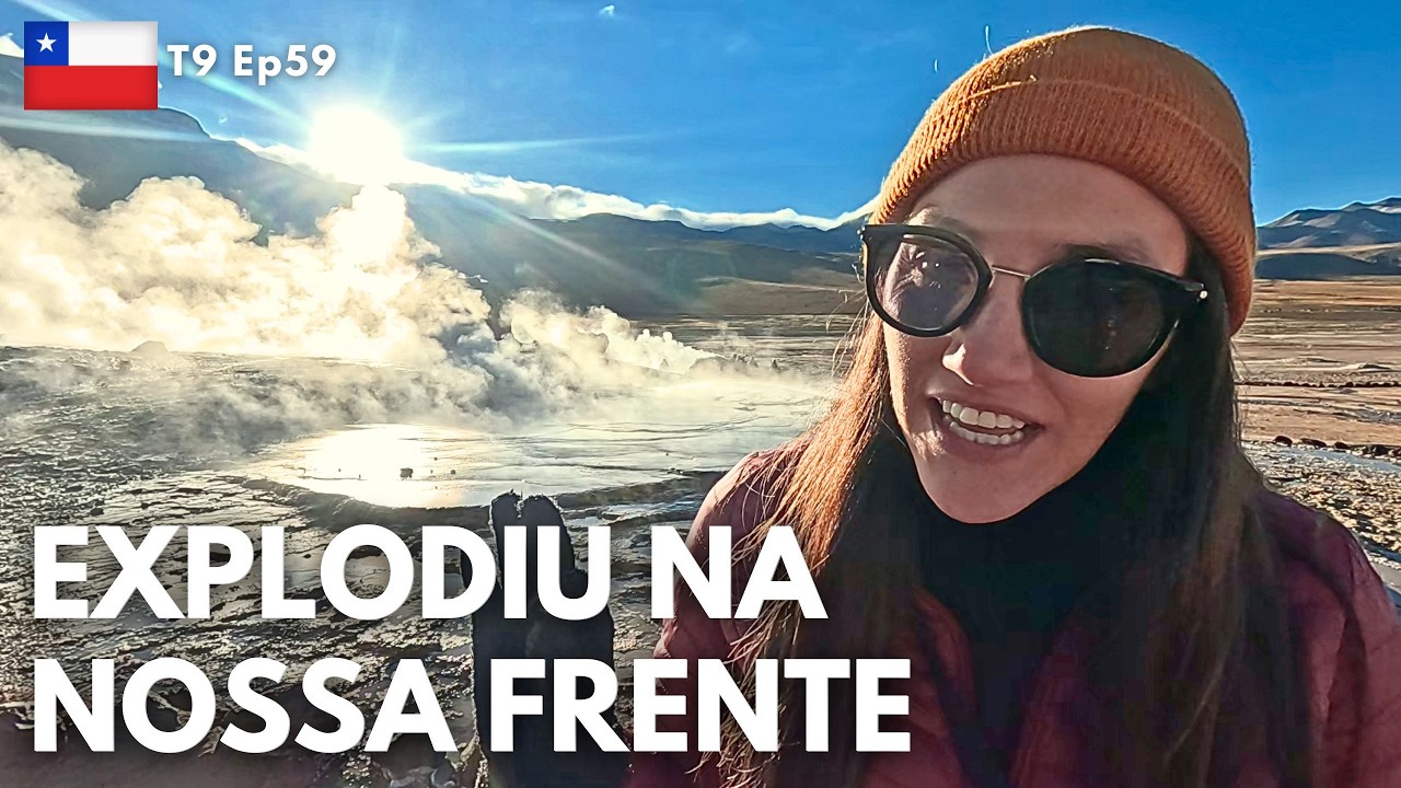 O tour mais impressionante do Atacama | Geysers del Tatio - T9 Ep59
