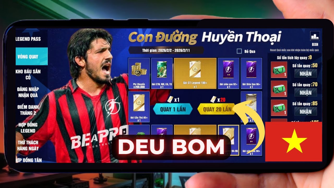 🔥 GANHEI GER 94 de 16 MILHÕES no ⚽ FOOTBALL DREAM BE A PRO 🇻🇳 – PACK ÉPICO! 💰