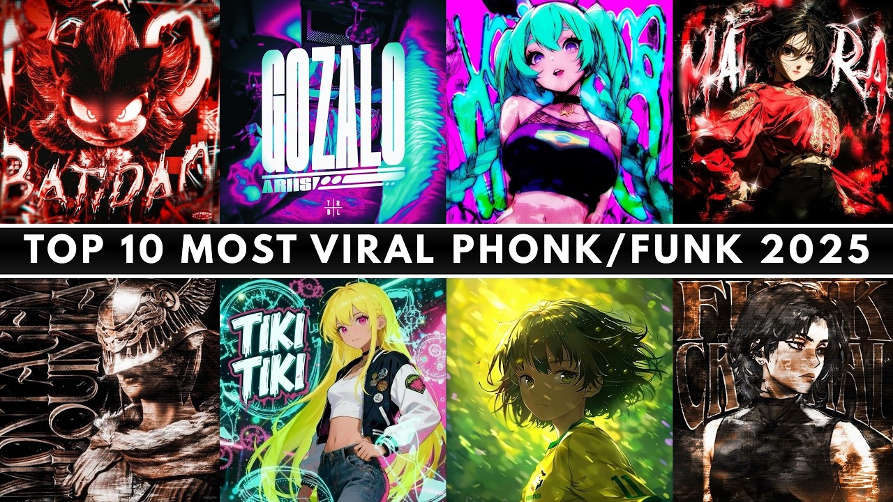 TOP 10 MOST VIRAL PHONK/FUNK 2025 🔥🎵🔥