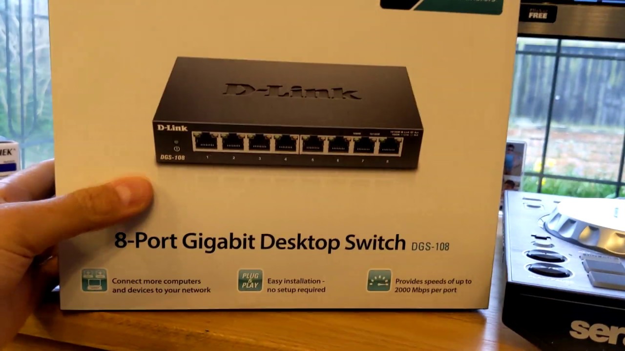 Коммутатор D-Link DGS-108