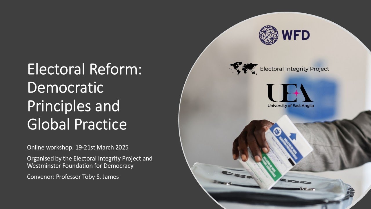 Electoral Reform: Democratic principles and global practice - India, Ghana and South Africa