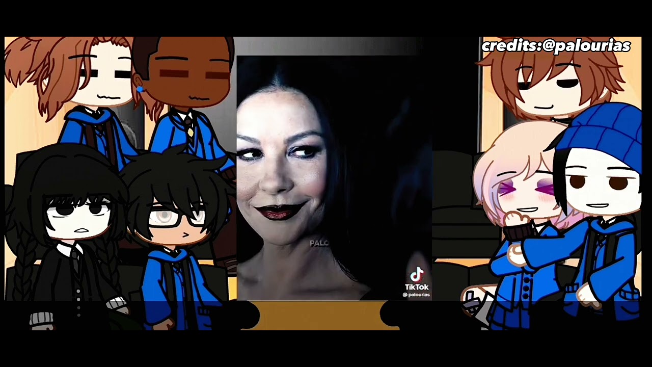 Wednesday react to the Addams family