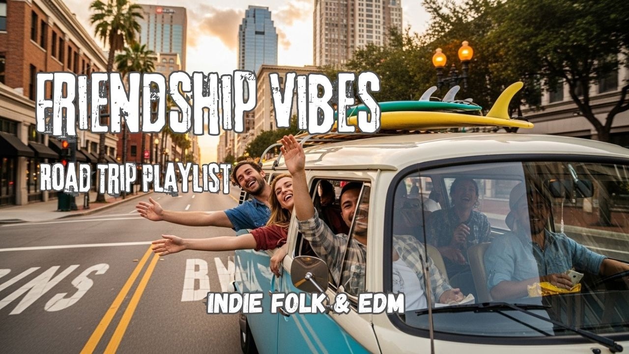 Friendship Road Trip Playlist 🚗 Indie, Folk, Rock & EDM Chill Vibes