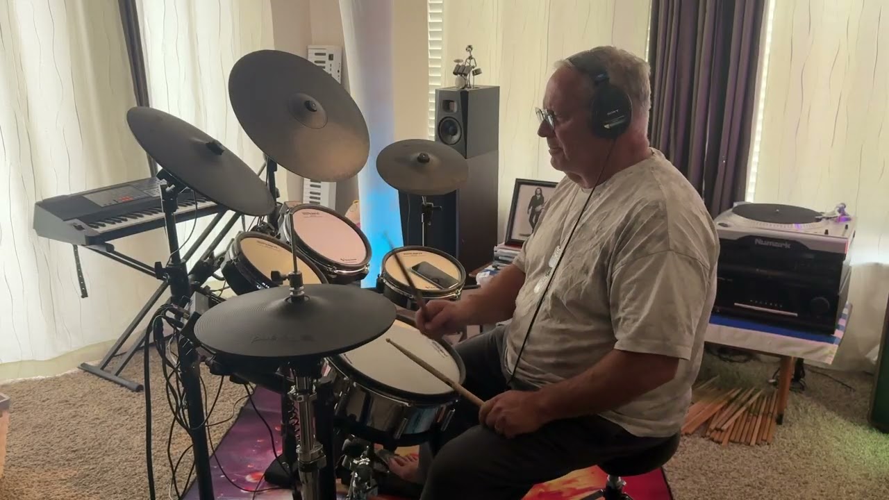 Smoke on the Water - Kevin Russell - V drum cover by Kevin S Reardon.