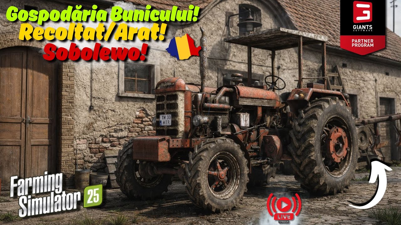 🔴Gospodăria Bunicului Fs25! Ep.2!🌿Ar și Recoltez tot!👌