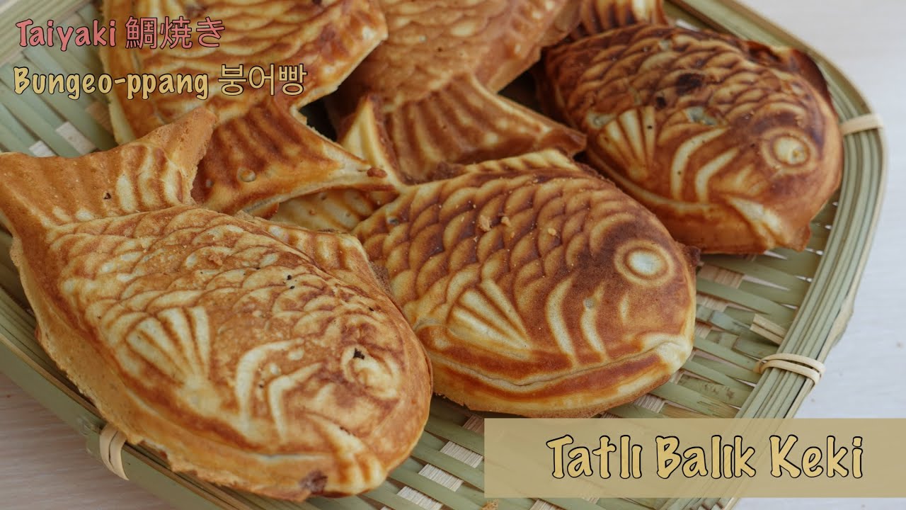 Tatlı Balık Keki Nasıl Yapılır? / Taiyaki 鯛焼き- BungeoPpang 붕어빵 Recipe