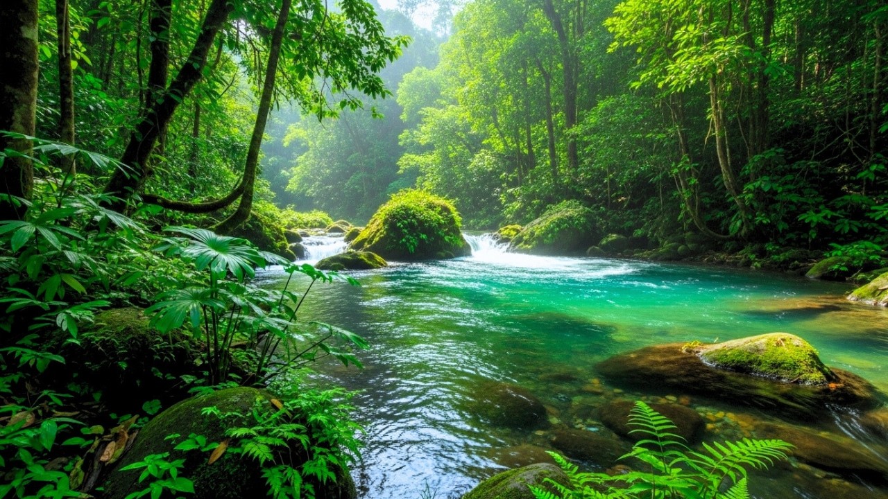 Gentle River Stream Sounds for Deep Sleep Therapy